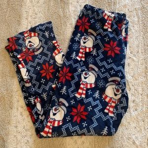 Frosty the Snowman pajama pants‎ L
